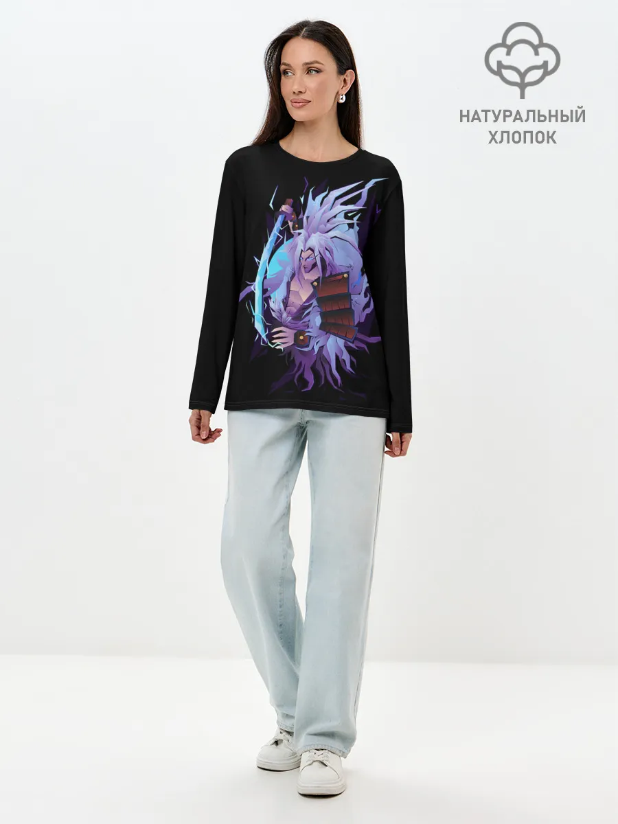 Лонгслив женский. Хлопок / Дух Шамана