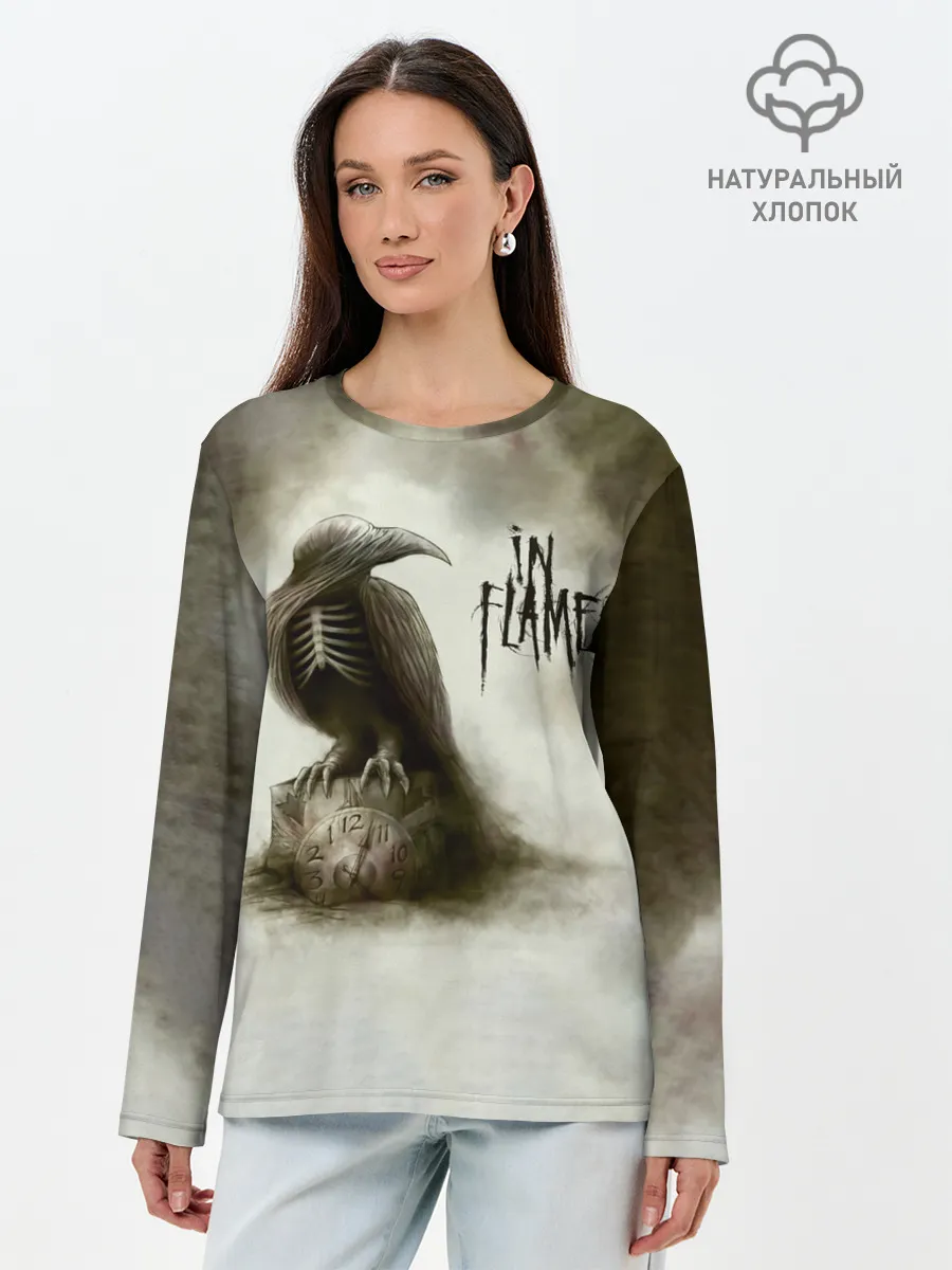 Лонгслив женский. Хлопок / Sounds of a Playground Fading - In Flames