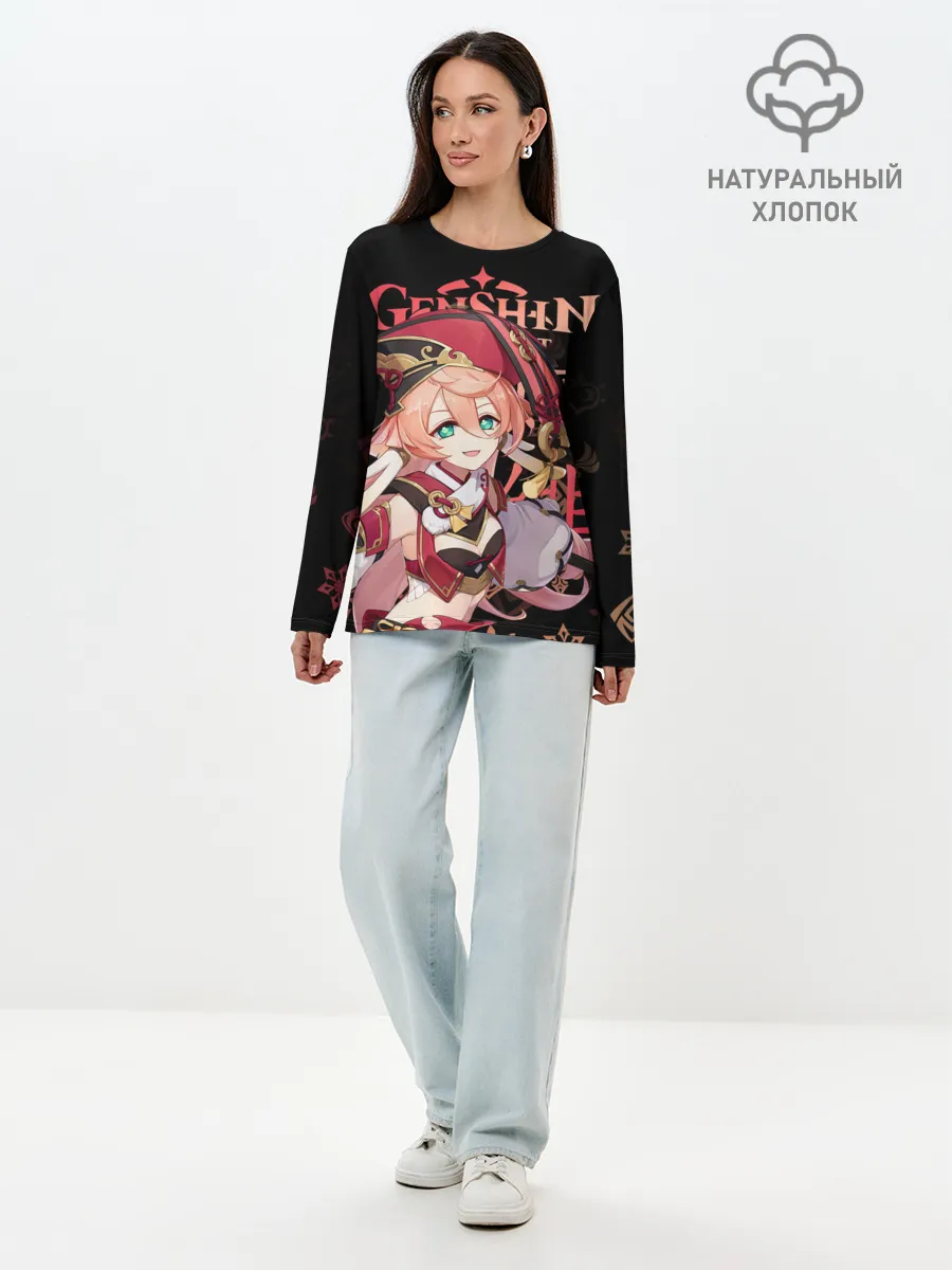 Лонгслив женский. Хлопок / Янь Фэй / Genshin Impact