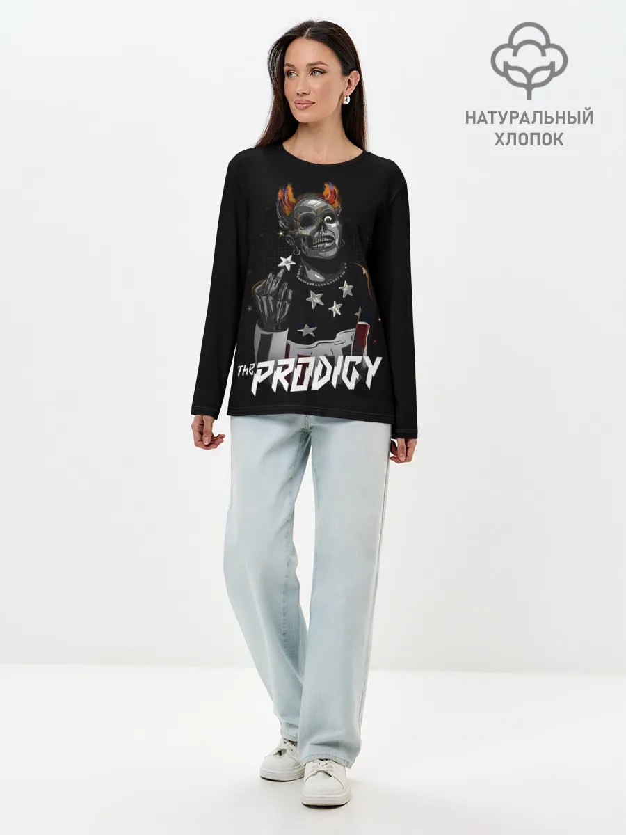 Лонгслив женский. Хлопок / THE PRODIGY FLINT