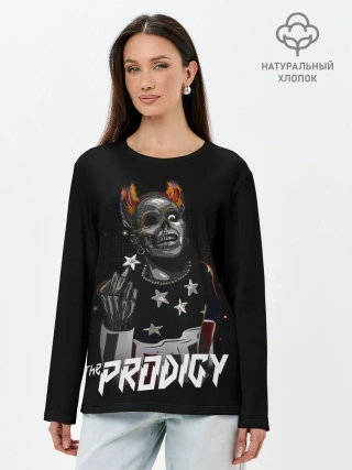 Лонгслив женский. Хлопок / THE PRODIGY FLINT