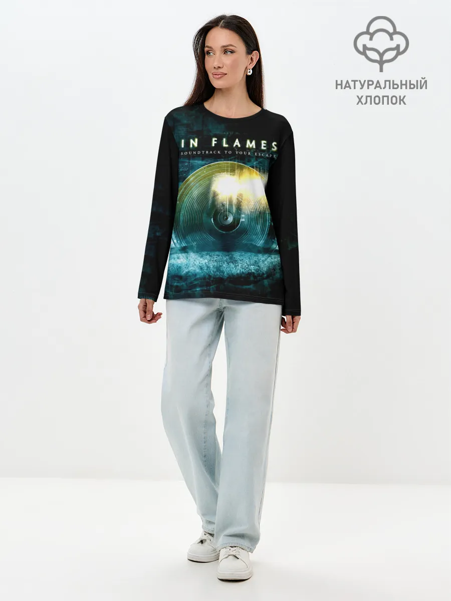 Лонгслив женский. Хлопок / Soundtrack to Your Escape - In Flames