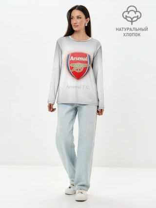 Лонгслив женский. Хлопок / F.C. Arsenal