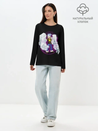 Лонгслив женский. Хлопок / ХОРОКЭУ УСУИ