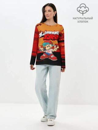 Лонгслив женский. Хлопок / Friday Night Funkin.