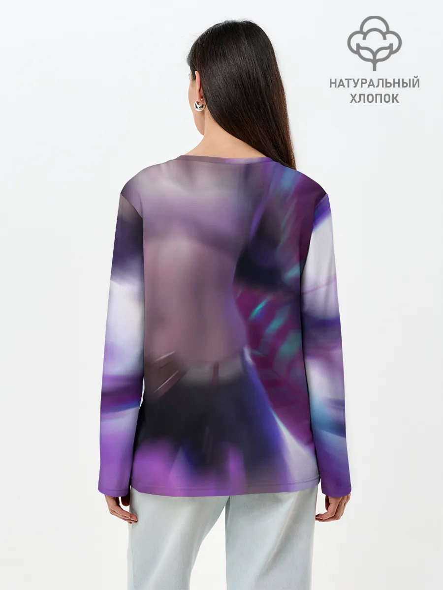 Лонгслив женский. Хлопок / LEAGUE OF LEGENDS AKALI / ЛИГА ЛЕГЕНД АКАЛИ