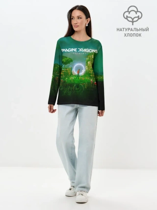 Лонгслив женский. Хлопок / Origins - Imagine Dragons
