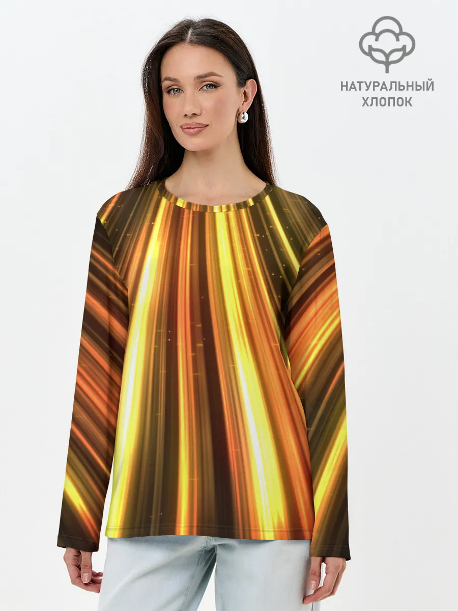 Лонгслив женский. Хлопок / Vzlet