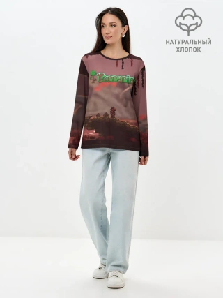 Лонгслив женский. Хлопок / Terraria | Тэррария
