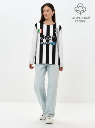 Лонгслив женский. Хлопок / Дибала Ювентус форма 2021/2022