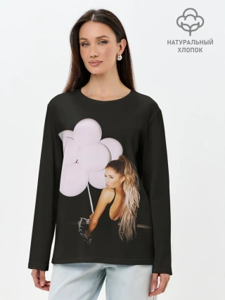Лонгслив женский. Хлопок / Ариана с шариками