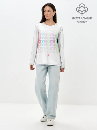 Лонгслив женский. Хлопок / DYNAMITE | BTS ver.2