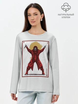 Лонгслив женский. Хлопок / SLIPKNOT | COREY TAYLOR