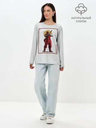 Лонгслив женский. Хлопок / SLIPKNOT | Alessandro Venturella