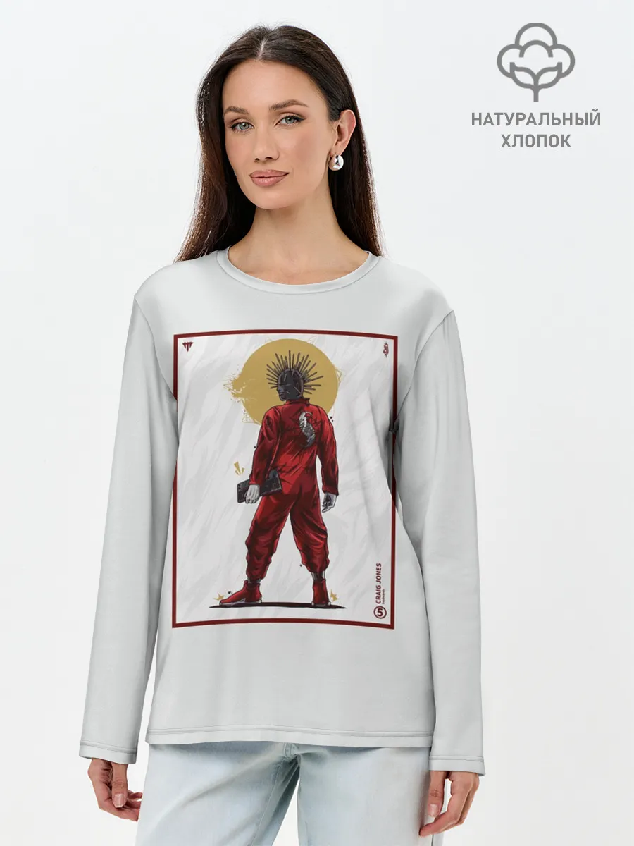 Лонгслив женский. Хлопок / SLIPKNOT | Craig Jones