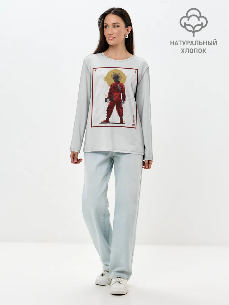 Лонгслив женский. Хлопок / SLIPKNOT | Craig Jones