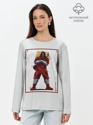 Лонгслив женский. Хлопок / SLIPKNOT | Mick Thomson