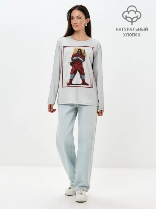 Лонгслив женский. Хлопок / SLIPKNOT | Mick Thomson