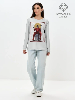 Лонгслив женский. Хлопок / SLIPKNOT | Shawn Crahan