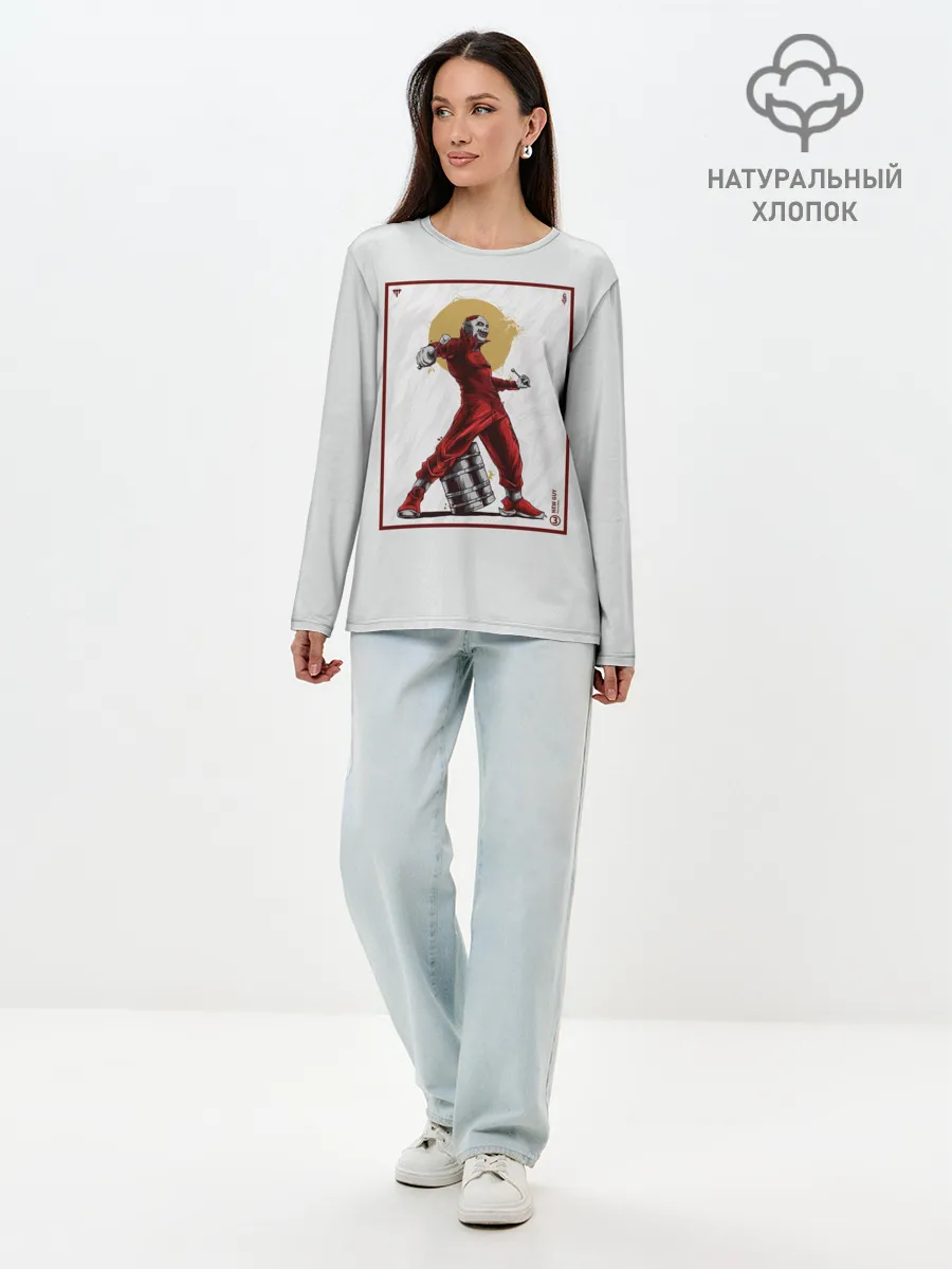 Лонгслив женский. Хлопок / SLIPKNOT | Michael Pfaff