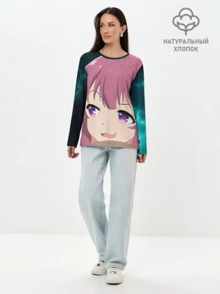 Лонгслив женский. Хлопок / Karasuma Chitose || Girlish number