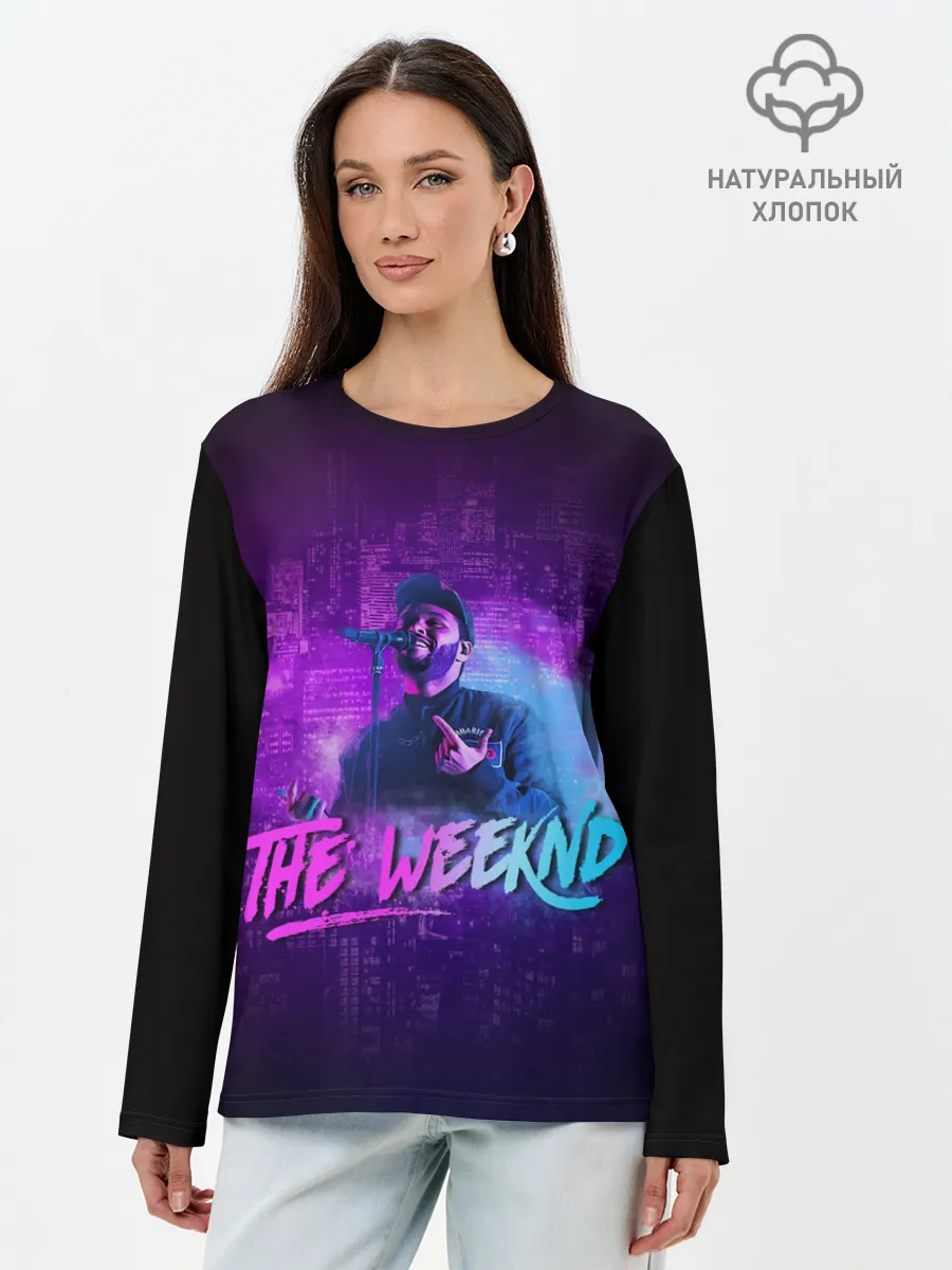 Лонгслив женский. Хлопок / Поющий Эйбел