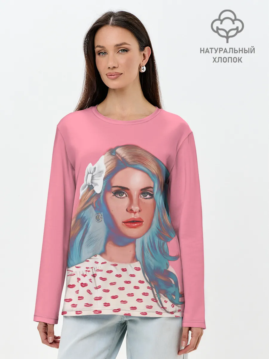 Лонгслив женский. Хлопок / Sweet Lana