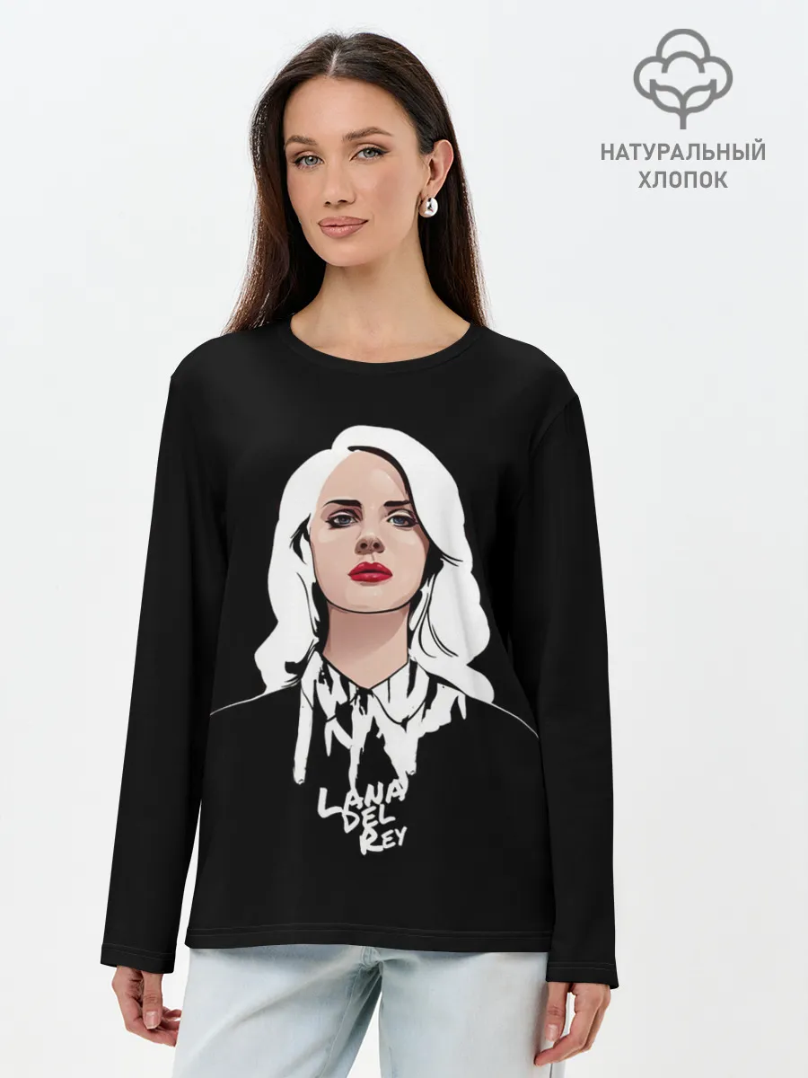 Лонгслив женский. Хлопок / Lana Black