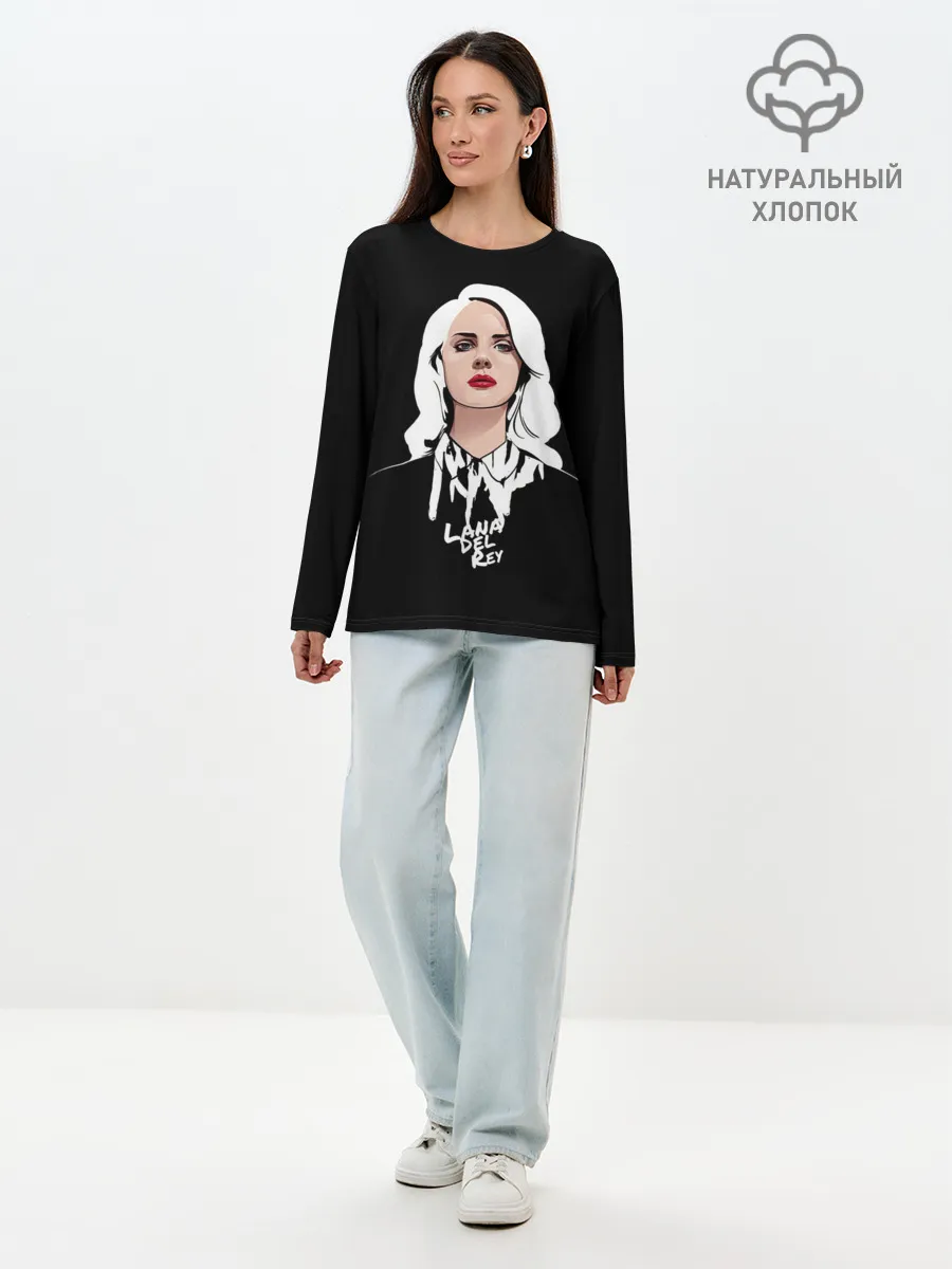 Лонгслив женский. Хлопок / Lana Black