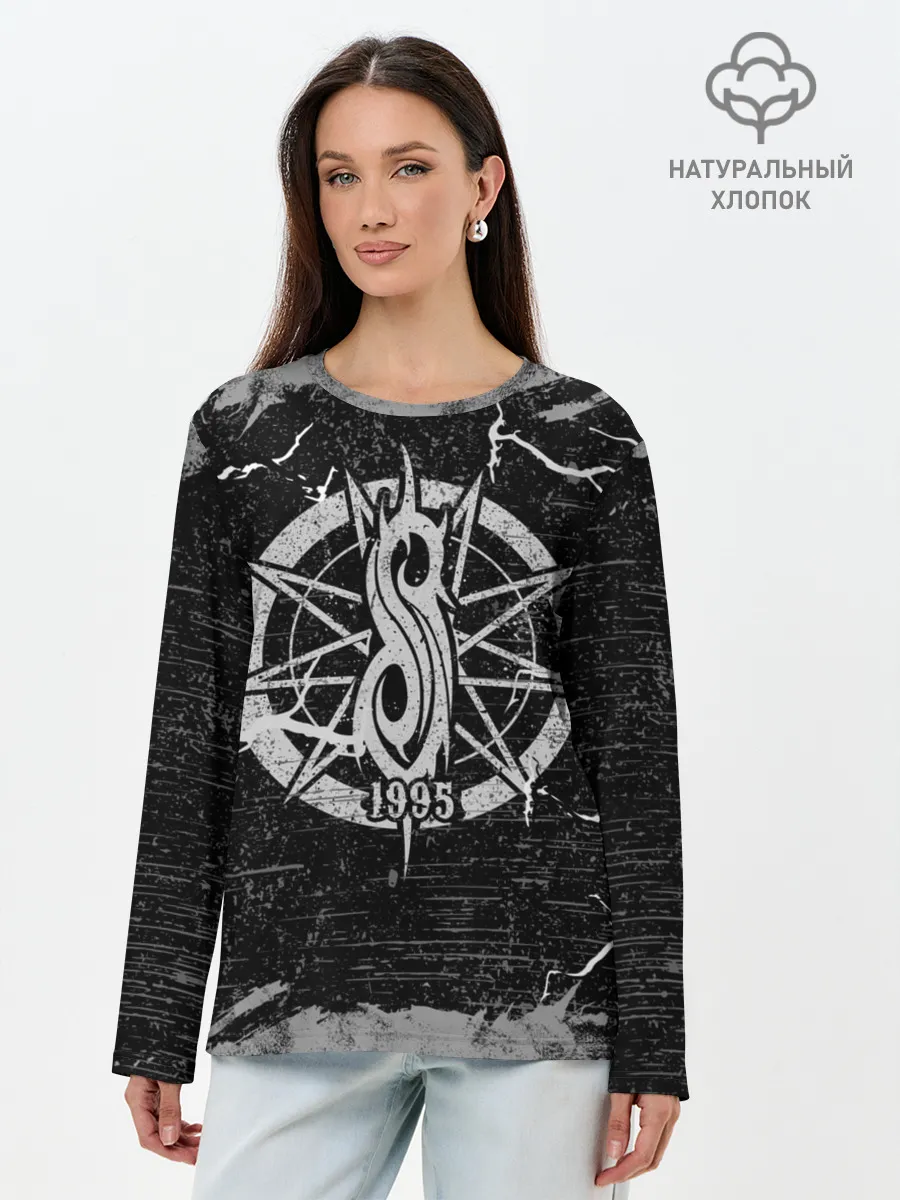 Лонгслив женский. Хлопок / Слипкнот 1995 | Rock