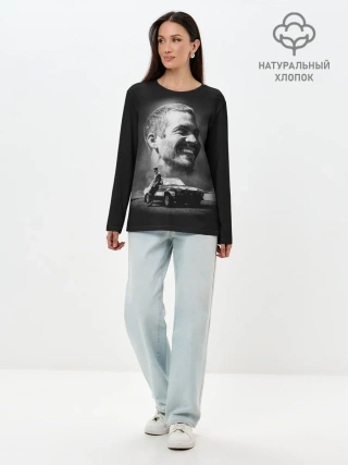 Лонгслив женский. Хлопок / Paul Walker
