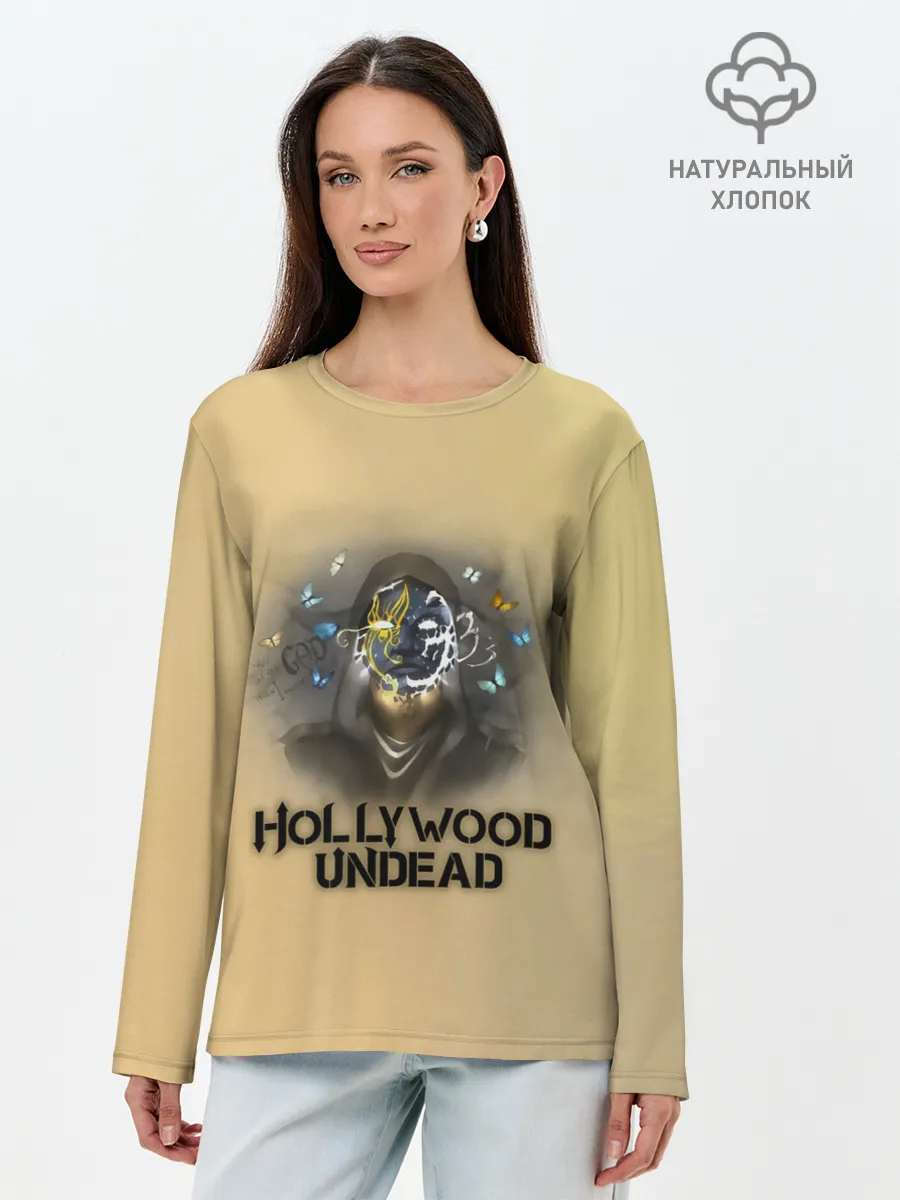 Лонгслив женский. Хлопок / Johnny 3 Tears Hollywood Undead