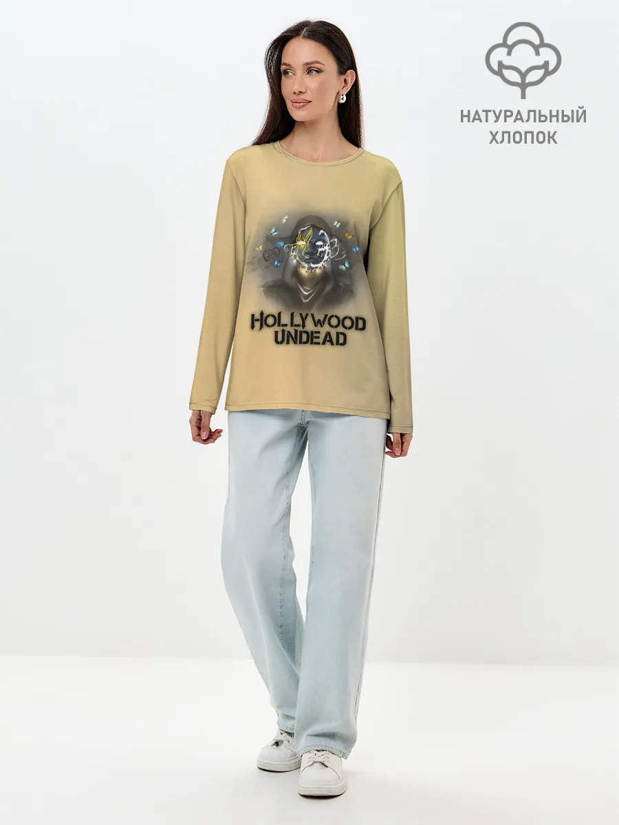 Лонгслив женский. Хлопок / Johnny 3 Tears Hollywood Undead