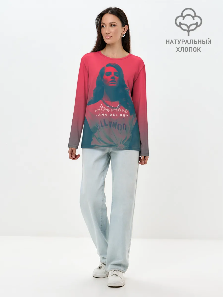 Лонгслив женский. Хлопок / Ланочка