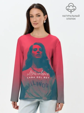 Лонгслив женский. Хлопок / Ланочка