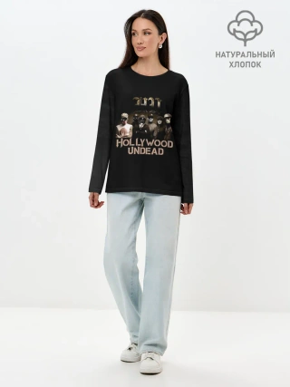 Лонгслив женский. Хлопок / Голливудская нежить - Hollywood Undead