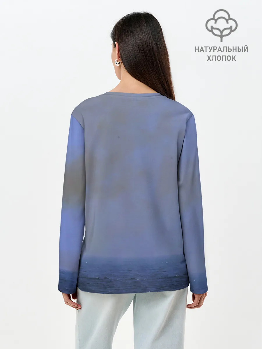 Лонгслив женский. Хлопок / Выстрел из крейсера