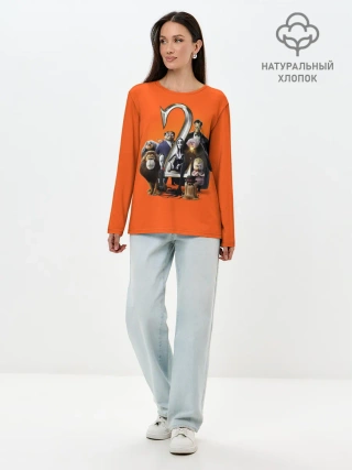 Лонгслив женский. Хлопок / Семейка Аддамс 2