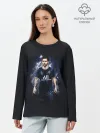 Лонгслив женский. Хлопок / Lionel Messi Paris Saint-Germain