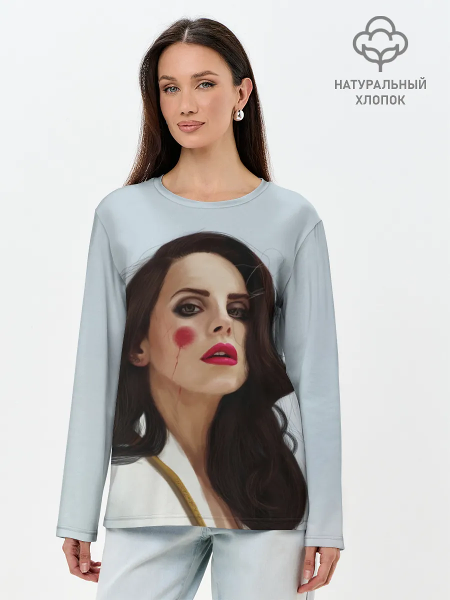 Лонгслив женский. Хлопок / Hot Lana
