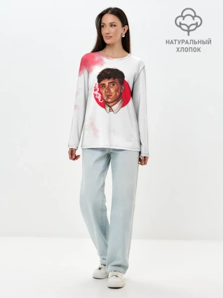 Лонгслив женский. Хлопок / Томас Шелби Острые козырьки