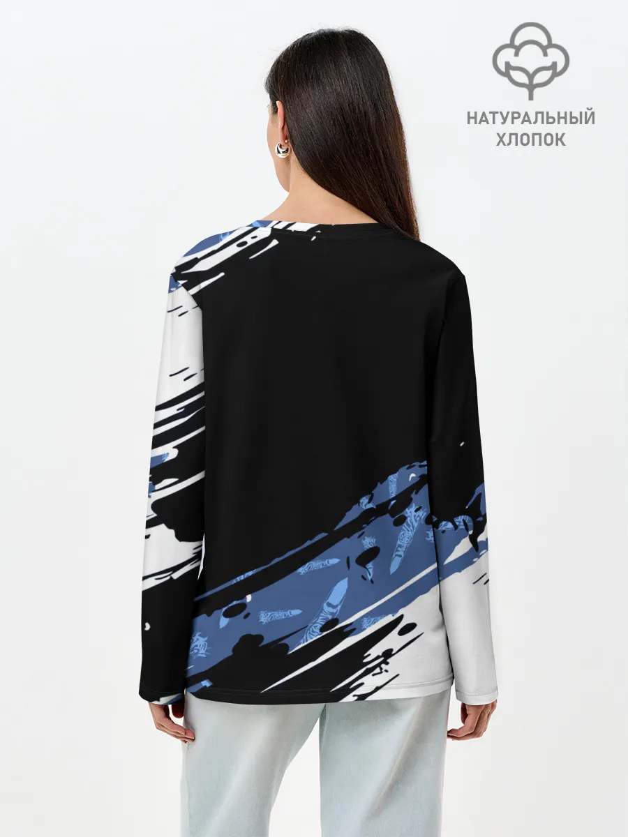 Лонгслив женский. Хлопок / Махито Магическая битва