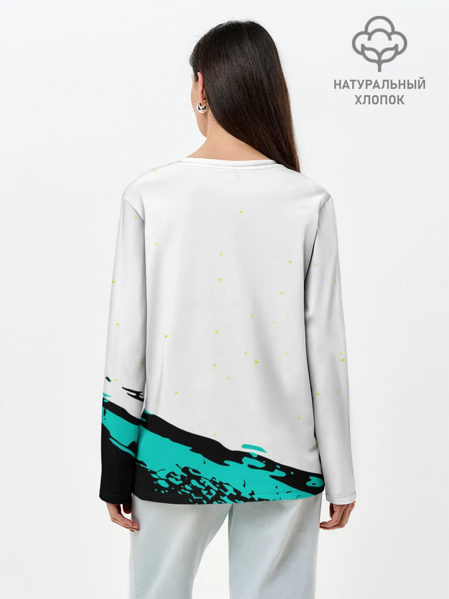 Лонгслив женский. Хлопок / Инумаки Тоге - Магическая битва