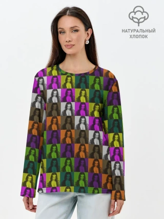 Лонгслив женский. Хлопок / Damiano David. Colors