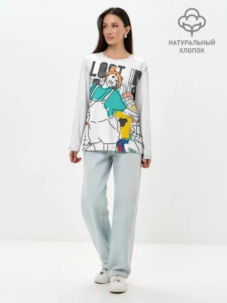 Лонгслив женский. Хлопок / Нобара Кугисаки - Jujutsu Kaisen