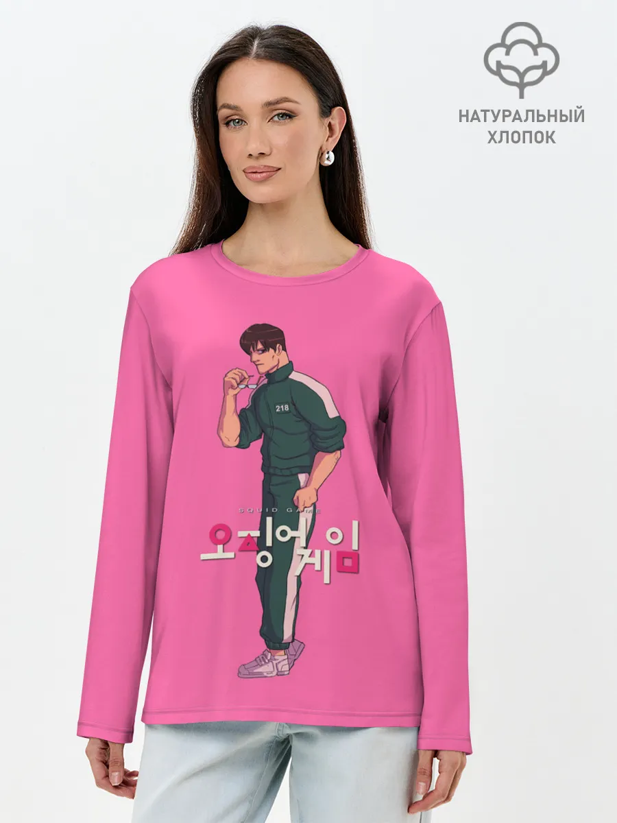 Лонгслив женский. Хлопок / 218