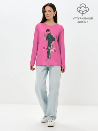 Лонгслив женский. Хлопок / 218