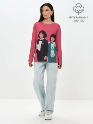 Лонгслив женский. Хлопок / Милахи 067 и 240