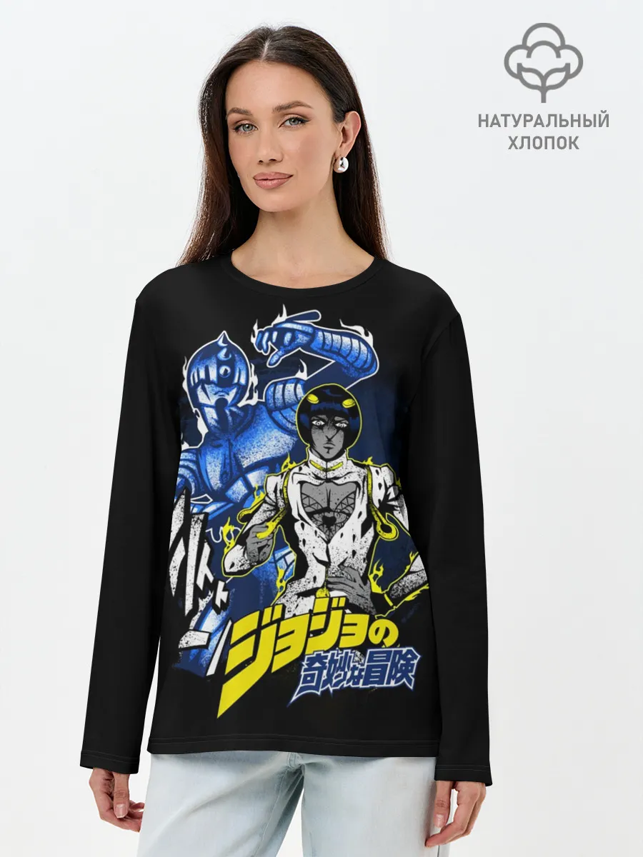 Лонгслив женский. Хлопок / Бруно Буччеллати - JoJos Bizarre Adventure