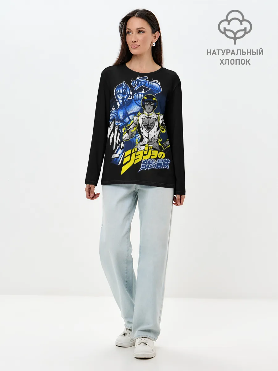 Лонгслив женский. Хлопок / Бруно Буччеллати - JoJos Bizarre Adventure